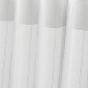 White — Light Filtering Fabric Pattern - Stripe Fabric