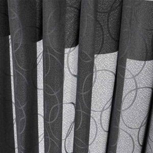 Gray — Light Filtering Fabric Pattern - Circle Fabric