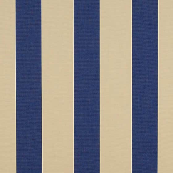 Mediterranean/Canvas Block Stripe Fabric